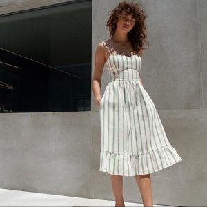 Reformation Eileen Linen Maxi Dress